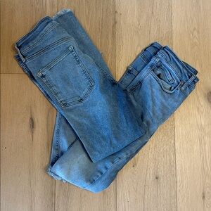 We the Free Women's Distressed Blue Ankle Jeans Set of 2!